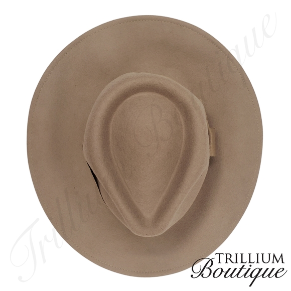 Brixton Hat Joanna Hat Felted 100% Wool Hat Light Tan Medium Outdoor Classic - Picture 12 of 12